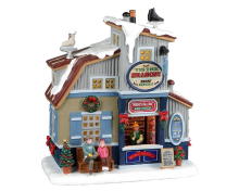 Lemax   'Tis The Season Skate Rentals'   Verlichte Gebouw   Exclusief adapter