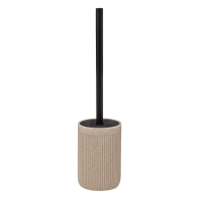 5Five Onyx Toiletborstel   Beige en Zwart   Polystone   40x9 cm