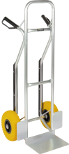 Practo Tools transportkar alu 150kg vol wiel aluminium   Transportkarren   48x48,5x118cm   volle wielen
