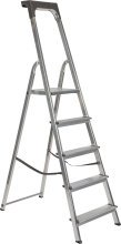 Escalo euro step aluminium   Aluminium trapladder   5 treden