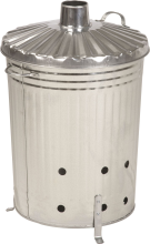 Practo Garden tuinoven galva   Compostvaten en tuinovens   48,5x52,5x75cm   100 liter