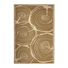 Esschert Design rechthoekig tuintapijt jaarringen   LxBxH: 151,2x241,3x0,8cm