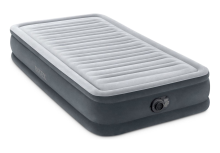Intex Luchtbed Twin Comfort Plush   191x99x33 cm   Met ingebouwde pomp en reistas
