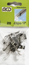 ACD V clips   20 stuks