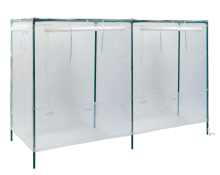 Vitavia afdekking verhoogd zaaibed L   hoekig   55cm x 158cm x 105cm