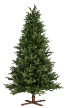 Our Nordic Christmas Vermont Hinged kunstkerstboom   213 cm   Groen   Diameter 137 cm   2358 tips   Houten voet
