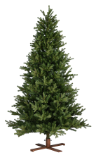 Our Nordic Christmas Vermont Hinged kunstkerstboom   243 cm   Groen   Diameter 152 cm   3022 tips   Houten voet