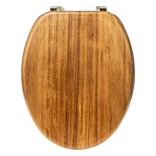 5Five Woody Toiletbril   Bruin   Acacia Hout   Universeel