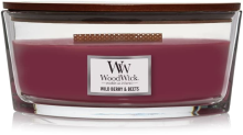WoodWick geurkaars   Ellipse HearthWick Flame   Wild Berry & Beets