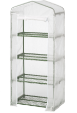 Nature winterhoes voor kas   wit   160x69x49cm