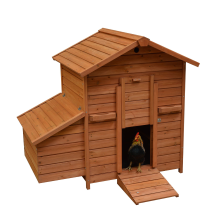 Duvoplus Woodland kippenhok GOLDIE   121x81.6X109cm   Bruin/Rood