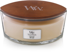 WoodWick geurkaars   Ellipse HearthWick Flame   White Honey