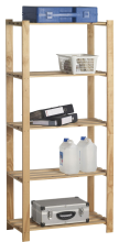 Practo Home opbergrek met 5 legborden   Max. 125KG   Enkel   175x80x40cm   Extra stevig
