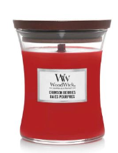 WoodWick geurkaars   Medium Hourglass   Crimson Berries