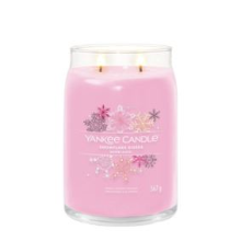 Yankee Candle Snowflake Kisses Large Jar – Geurkaars – 90 branduren – Twee Lonten