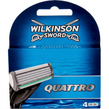 Wilkinson Sword Quattro scheermesjes   4 st.