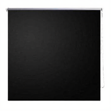 VidaXL verduisterend rolgordijn   140 x 230 cm, zwart