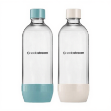 SodaStream JET   dubbele flessenset   2x 1L blauw/zand