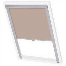VidaXL Rolgordijn verduisterend beige S06/606