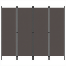 Vidaxl Vida Kamerscherm   4 Panelen, Antraciet, 200 x 180 cm