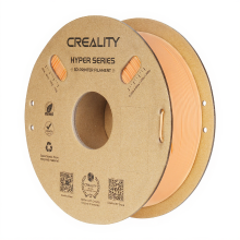 Creality Hyper PLA filament perzikpoeder 1 kg, hoge snelheid 30 600 mm/s, maatnauwkeurigheid +/ 0,02 mm, compatibel met de meeste FDM 3D printers, spoel van 1 kg (2,2 lb)