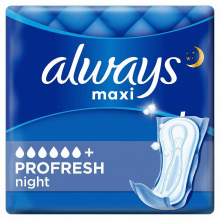 Always Maandverband   Maxi Night 12 stuks