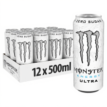 MONSTER ENERGY Ultra White frisdrank   12 x 500 ml