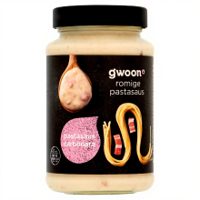 G'woon Pasta Saus Carbonara   470 g