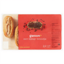 G'woon Witte Rollen   4 stuks, 300 g