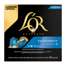L'OR Decaffeinato espresso koffiecapsules   20 stuks