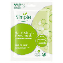 Simple Kind to Skin sheetmasker 21 ml