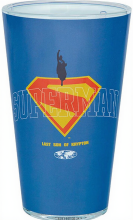 Paladone Superman Glas   400 ml, Multi