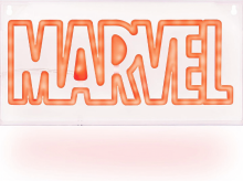 Paladone Marvel Logo LED Neonlamp   15 x 30 cm, Multikleur