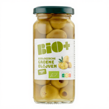 Bio+ B+ Groene Olijven Zonder Pit   230 g