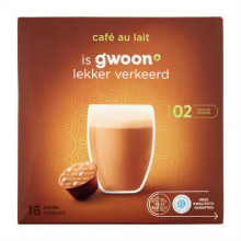 G'woon koffiecapsules koffie verkeerd   16 stuks