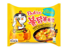 Samyang Buldak Cheese Hot Chicken Ramen Noedels   140 g