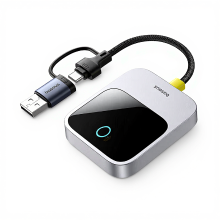 Baseus SafeJourney Series Draadloze CarPlay Adapter Space Grey
