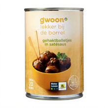 G'woon Gehaktballen In Satésaus   420 g