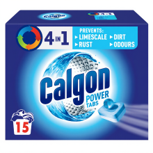 Calgon 4 in 1 wasmiddelvellen, 15 vellen
