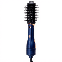 Aigostar Sophia SBB 1200VDE   Haarstrijkborstel   1200 W 3 in 1 VDE gecertificeerd Blauw Goud Sophia
