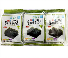 Garimi Olive Oil Seasoned Seaweed Snack 3×4.2 G