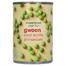 G'woon Zeer Fijne Erwten   400 g