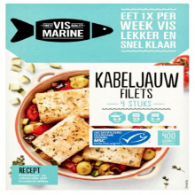 Vismarine Kabeljauwfilets   400 g