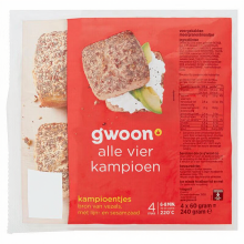 G'woon Kampioentjes 4 stuks   240 g
