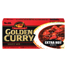 S&B gouden currysausmix, extra heet, 7,8 oz