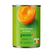 G'woon Halve Abrikozen op Siroop   425 g