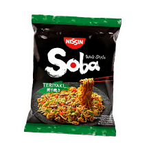 Nissin Soba Teriyaki instant gebakken noedels 110 g