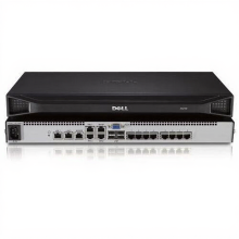 DELL DAV2108 KVM switch rack montage zilver
