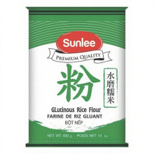 Sunlee kleefrijstmeel 25 x 400 g, 1 doos