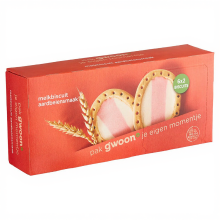 G'woon melkbiscuit aardbei   12 stuks